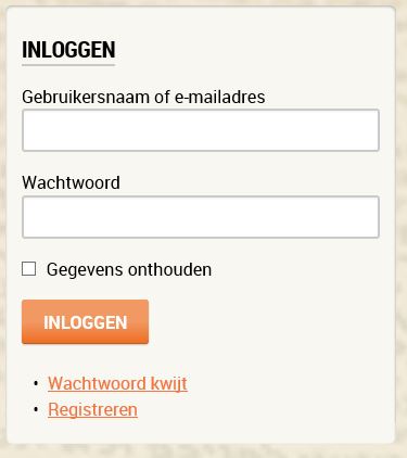 inloggen